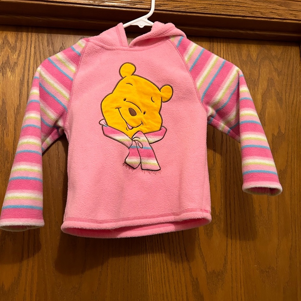 Disney Pink and Yellow Winnie the Pooh Sweatshirt